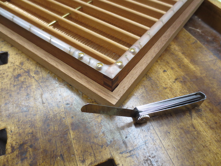 37 Fitting the Deckle to the Mould – Timothy Moore Bookbinding Tools